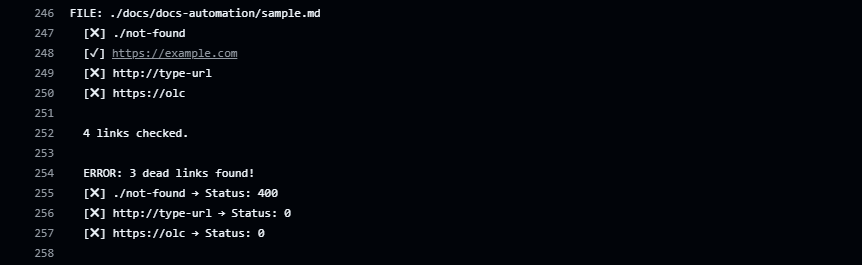 Markdown-check