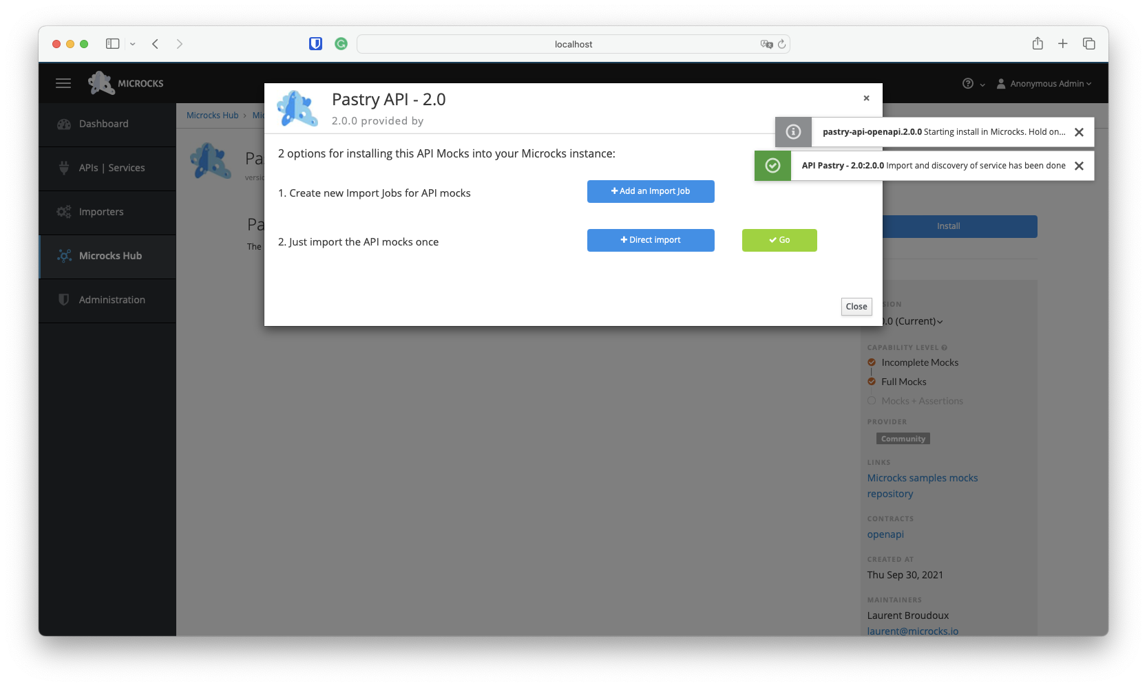 view api