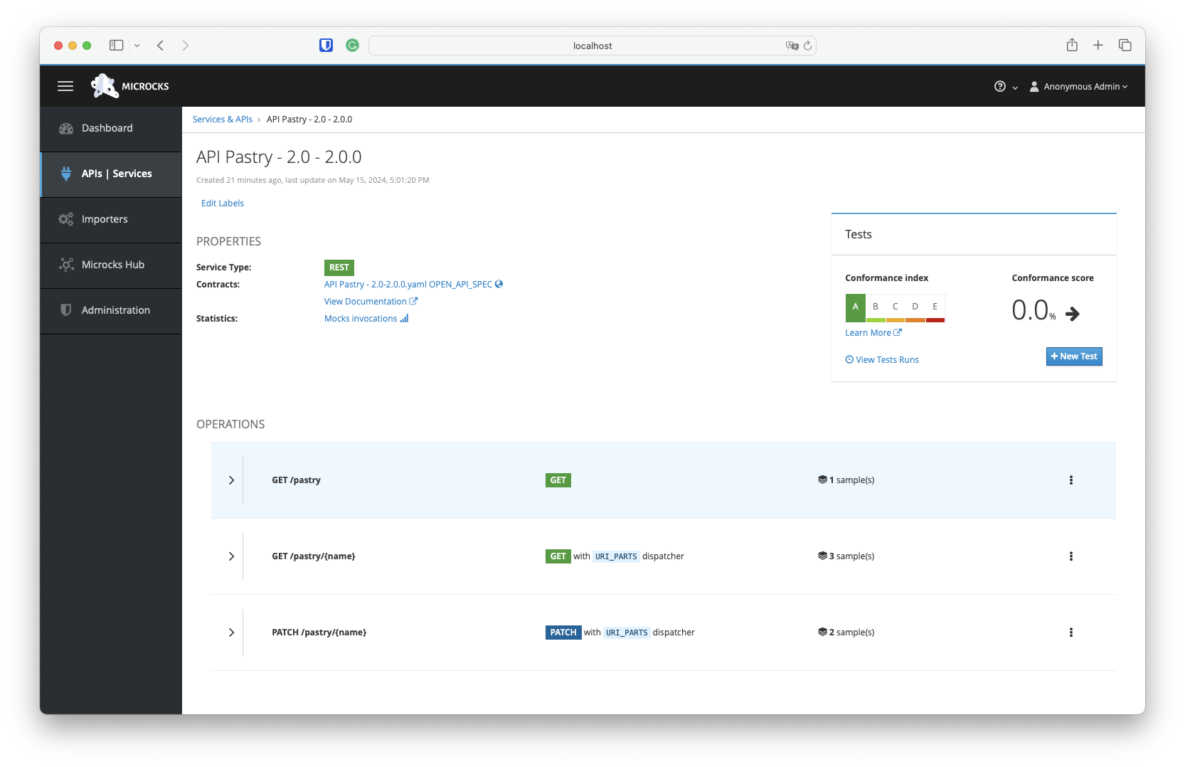 discover api